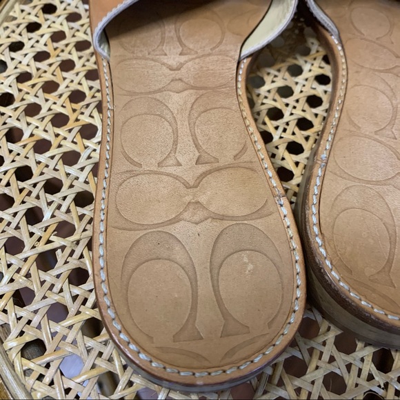 Coach single strap with buckle sandals - Picture 7 of 13